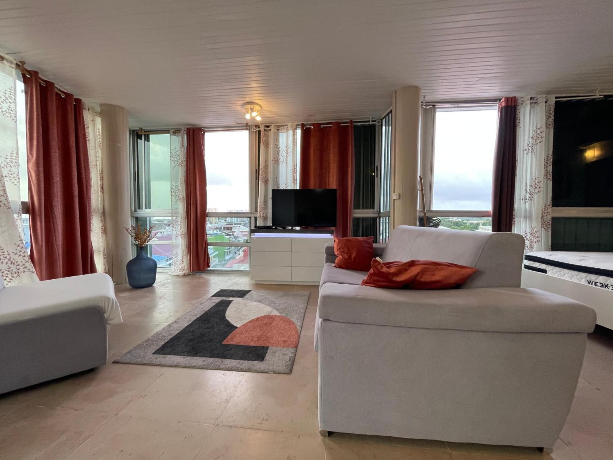 Penthouse Seaside 10 Min Port, Croisiere Et Aeroport Lägenhet Pointe-à-Pitre Exteriör bild